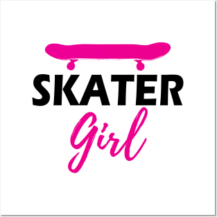 Skater Girl - Skateboard Posters and Art